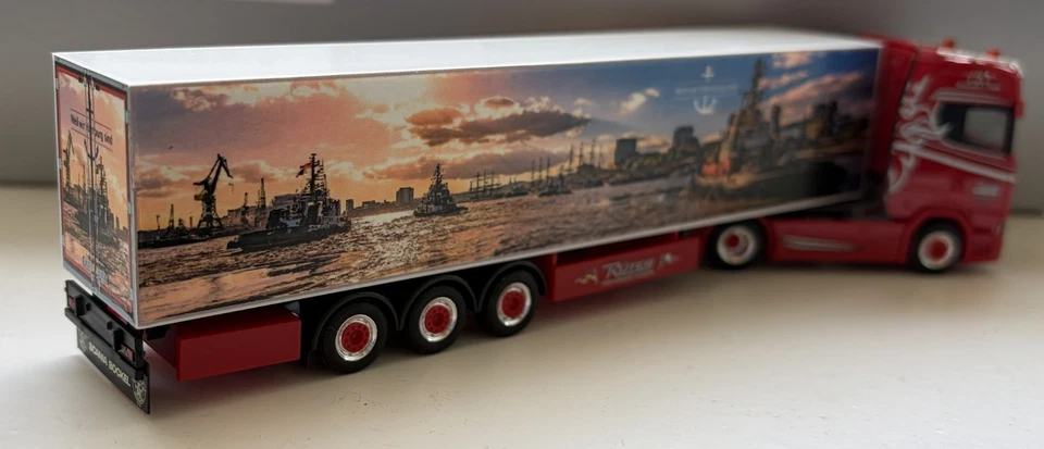 SCANIA CS20HD RÜTER HAMBURG MOTIV HAMBURGER HAFENSCHLEPPER KÜHLKOFFERSATTELZUG - Bild 4 von 4