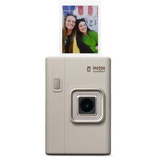 FUJIFILM INSTAX Mini LiPlay Hybrid Instant Camera - Sand Beige