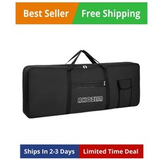 76 Portable Keyboard Case Bag,Update Version Electric Piano Keyboard Gig Bag ...