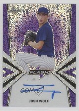 2019 Leaf Flash Purple 16/25 Josh Wolf #BA-JW2 Auto 00jz