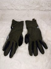 Lululemon  s Running Gloves Women  s M/L Green  Black Reflective Tech Friendly