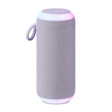 onn Medium Rugged Speaker with LED Lighting, Lilac