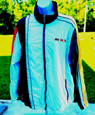 Vintage Multicolor Windbreaker Jacket Woman's Size M Catalina Retro
