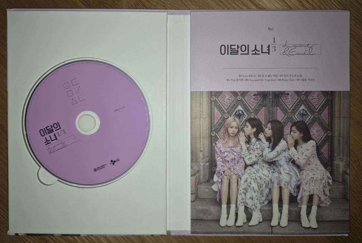 LOONA 1/3 [Love & Evil] All Member Autographed Signed Album