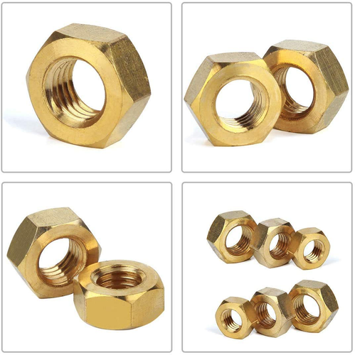 235Pcs Metric 8-Sizes Brass Hex Nuts Assortment Kit- M2 M2.5 M3 M4 M5 M - Picture 2 of 7