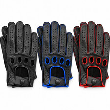 MEN'S GENUINE TOP QUALITY LEATHER DRIVING GLOVES SWIFT WEARS