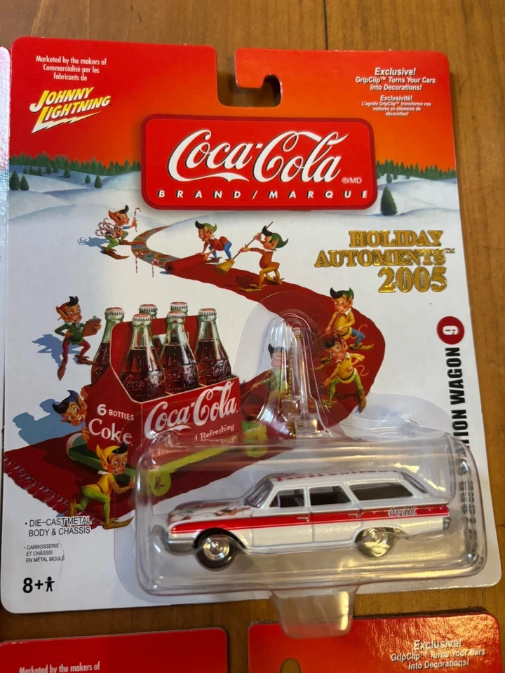 Coca-Cola Johnny Lightning Holiday Automents 2005 Lot of 6 NIP - Image 3 of 4