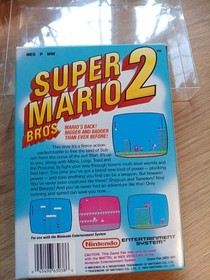 Super Mario Bros 2 Nintendo NES Complete Manual
