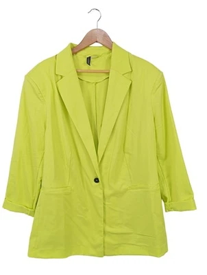 H&M Blazer long Dames Blazer T EU 40 vert prairie style festif - Photo 1/4
