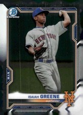 2021 Bomwan Chrome #BCP-62 Isaiah Greene