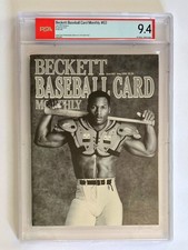 Bo Jackson PSA 9.4 Beckett Baseball Card Monthly Magazine June 1990 Iconic Cover