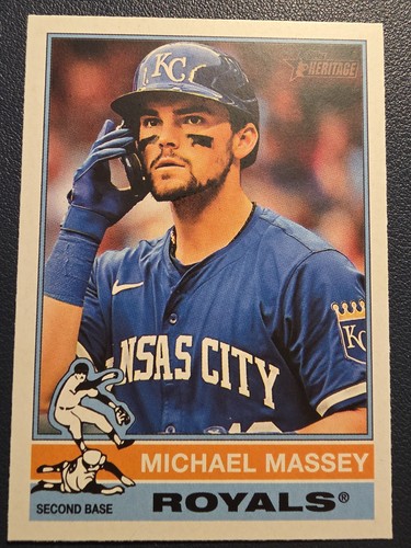 2025 Topps Heritage #99 Michael Massey | Baseball Card