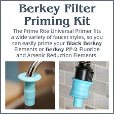 Berkey Water Filter Priming Kit for Berkey Gravity-Fed Water Filtratio-UK-SELLER