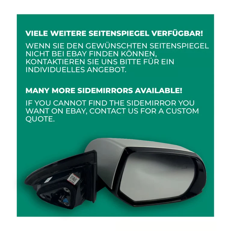 Außenspiegel Seitenspiegel Subaru Trezia Verso S Rechts Side Mirror - Bild 3 von 4