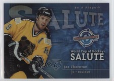 2005 Upper Deck Be a Player World Cup of Hockey Salute /199 Joe Thornton HOF ht1