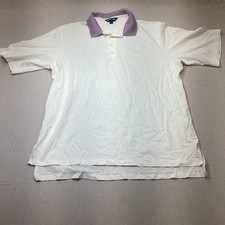 Polo Ralph Lauren Golf Polo Shirt Men  s XL White / Lavender Performance