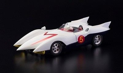 1/18 White Schwyn Haas Mach Speed   Racer 5 Gogogo Audix