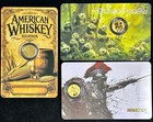 1/1000 oz 24k Gold (3)Coin Lot .9999 Fine Gold Panda Spartan Whiskey Low Mintage — photo 1
