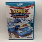 Sonic & All-Stars Racing Transformed Nintendo Wii U Video Game Complete In Box