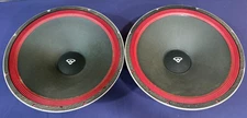 PAIR of Cerwin-Vega 188EB 18" LF Drivers from V35 Loudspeaker. Working, Tested