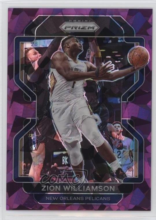 2021-22 Panini Prizm Purple Ice Prizm 88/149 Zion Williamson #108 11es