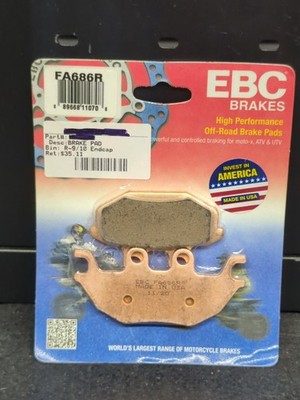 EBC R Series Sintered Brake Pads Fits Kawasaki Mule Pro-FX/FXT/DXT FA686R