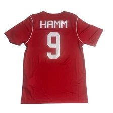 NIKE UNISEX JERSEY, Mia Hamm NUMBER 9, SIZE YOUTH MEDIUM, New/tag, RED COLOR