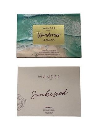 Wander Beauty SUNKISSED Getaway Eye & Face Palette* & Wanderess seascape Palette