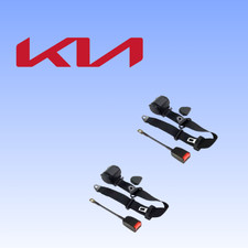 Fit For All Kia Universal 3 Point Adjustable Retractable Front Seat Belt