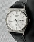 🌚🪙Rare Luxury Vintage Men Seiko SQ Men Watch Bilingual Day/Date 80s🪙🌚
