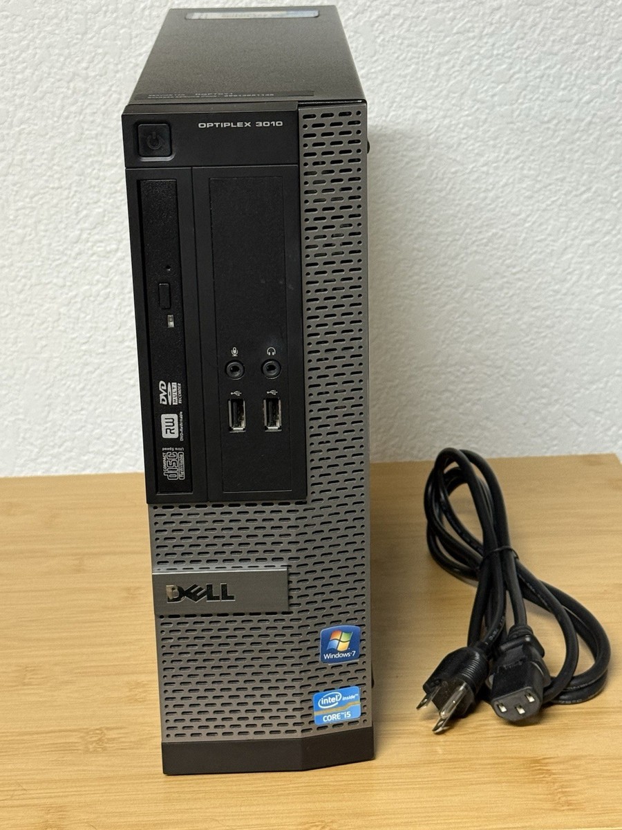 パソコン Dell OptiPlex 3010(SFF) Dell OptiPlex 3010 SFF, i5 CPU, 8GB RAM, 1TB HDD, Win7 Pro Factory