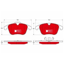 Satz Bremsbeläge Bremsklötze vorne für Land Rover Freelander 2 L359 | 2412772