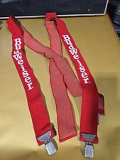 Vintage Budweiser Anheuser Busch Beer Advertising Pants Suspenders Bibs