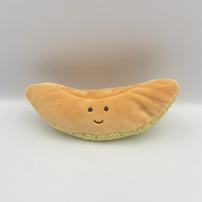 Jellycat Fabulous Fruit Melon Slice Plüsch Beanie Essen Stofftier nicht mehr produziert 6 Zoll Sehr guter Zustand