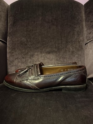 Vintage Allen Edmonds Bridgeton Brown Leather Kiltie Tassel Loafers – Made in US Allen Edmonds BRIDGETON Cognac Leather DRESS Shoe KILTIE  main image 2