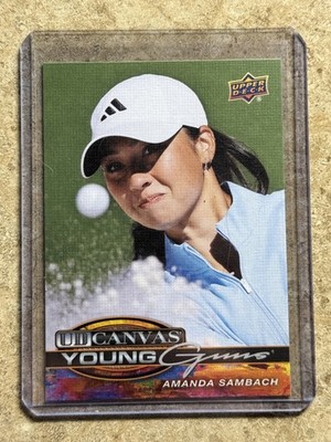 2026 Upper Deck Golf Young Guns UD Canvas #C55 AMANDA SAMBACH
