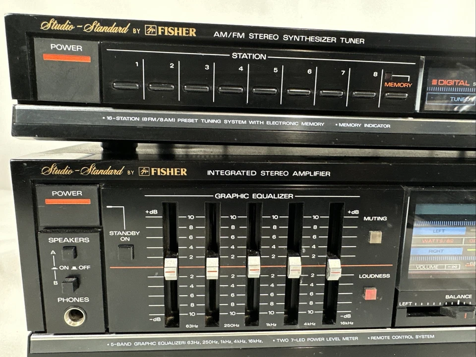 Amplificador integrado FISHER STUDIO STANDARD CA-283 con sintonizador FM-270A Foto 2 de 4