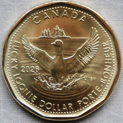 **NEW**CANADA / KANADA_1 Dollar 2026_Lucky Loonie_Olympia 2026_unc