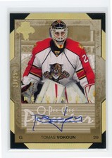 2007-08 O-Pee-Chee Premier Penmanship /25 Gold Tomas Vokoun #PP-VO Auto
