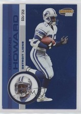 2001 Pacific Invincible Blue 26/250 Desmond Howard #81 0d3m