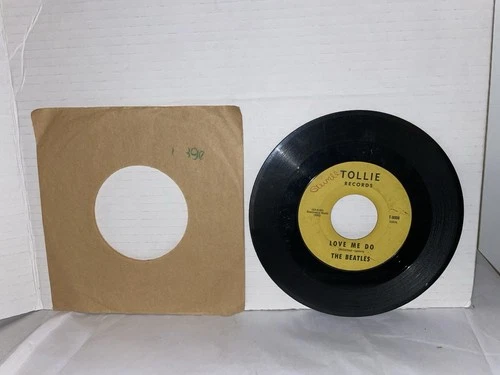 THE BEATLES LOVE ME DO  PS I LOVE YOU TOLLIE RECORDS 45 VINYL