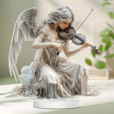 Acryl Kunst Decoratioen Engels Figur Beten Figuren Home Office Café