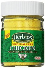 Caldo de pollo granular sin sodio Herb-Ox, 3,3 onzas