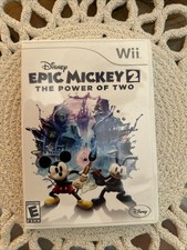 Disney Epic Mickey 2: The Power of Two- Nintendo Wii Adventure Game - New