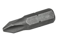 Faithfull Phillips S2 Grade Stahl Screwdriver Bits PH2 X 25Mm (Pack 3) FAISBPH2