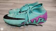 Size 4.5 Youth Nike Zoom Mercurial Superfly 9 Elite AG Turquoise DJ5165-300