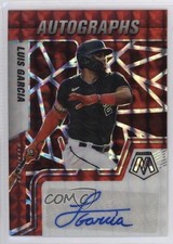 2022 Panini Mosaic Choice Fusion Prizm Luis Garcia V #AM-LG Auto 10k8