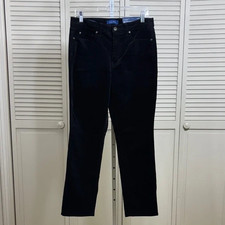 NWT Talbots Flawless High Waist Straight Leg Curvy Corduroy Pants Size 8 Petite
