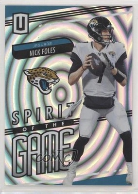2019 Panini Unparalleled Spirit of the Game Whirl 49/100 Nick Foles #SG-NF n1u