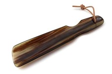 Real Horn Shoehorn, Handmade, 8 Inch Natural Material Foot Aid